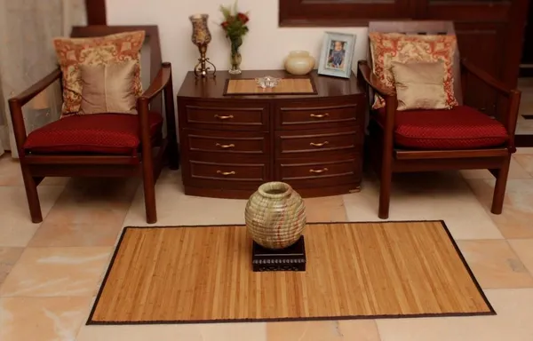 Dark_Brown_Bamboo_Carpet_For_Bedside/Balcony_Carpet