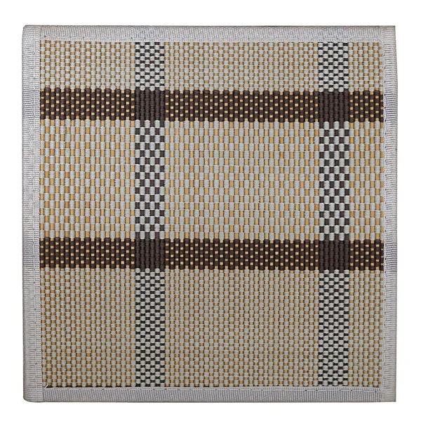 Multicolor_Coasters/_Hot_Dish_Mats/_Side_Table_Mats_Size_:_30_X_30_Cm/_White_&_Beige