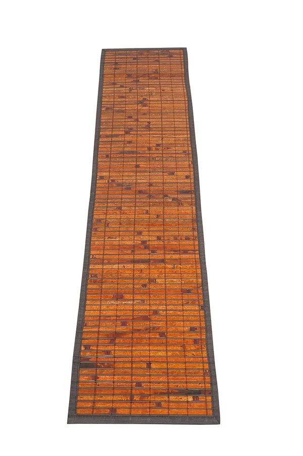 Brown_Bamboo_Dining_Table_Runner_Burnt_Bamboo:_30X135_Cms