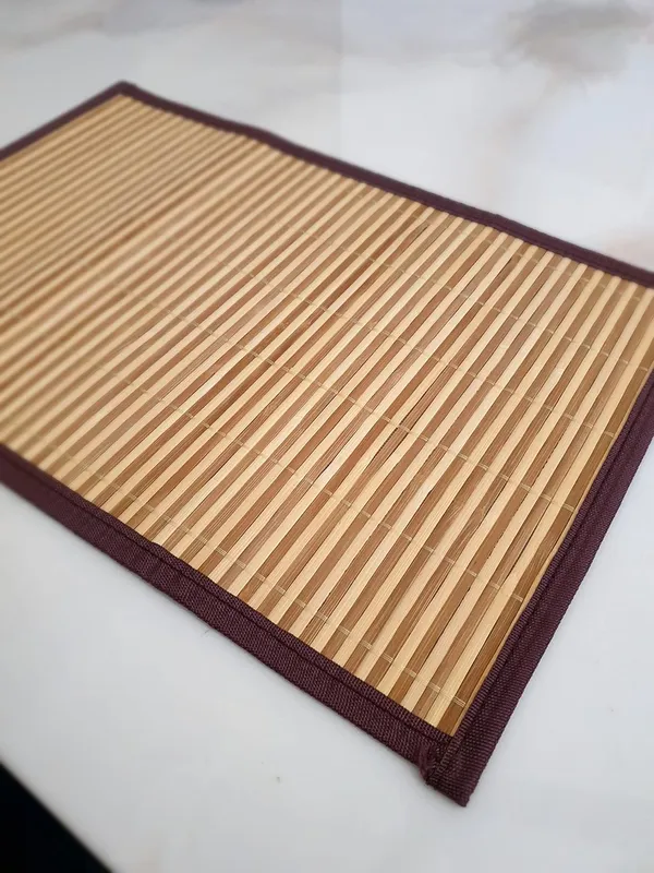 Brown_Bamboo_Placemats/_Dining_Table_Mats6Pc_Mat