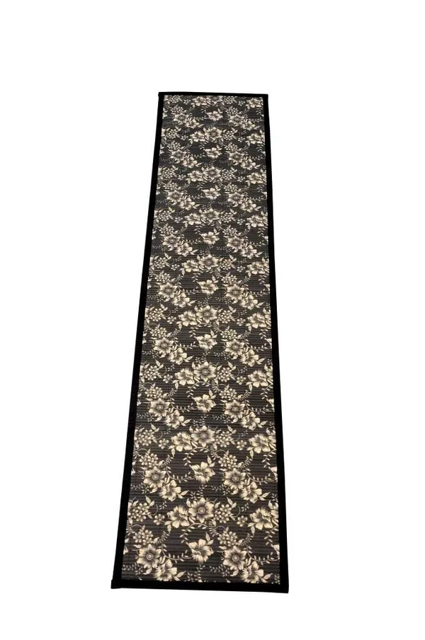 Bamboo_Greens_Bamboo_Dining_Table_Runner_Floral_Print_Black_6_Seater-_30X135_Cm