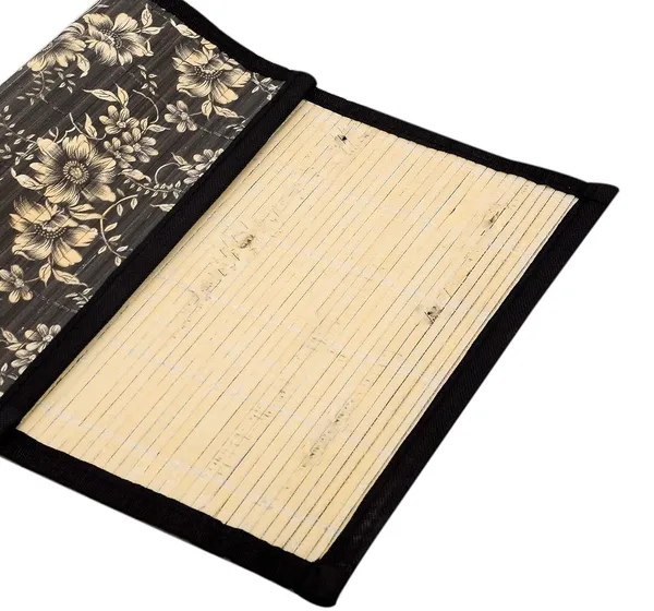 Bamboo_Greens_Bamboo_Dining_Table_Runner_Floral_Print_Black_6_Seater-_30X135_Cm