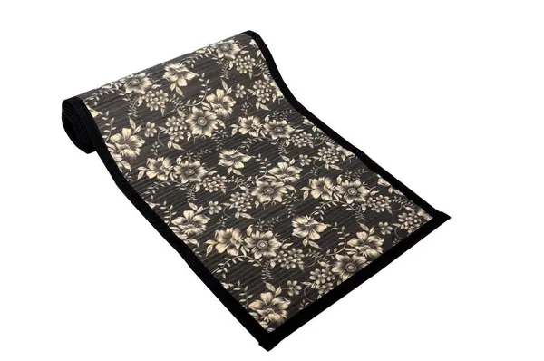 Bamboo_Greens_Bamboo_Dining_Table_Runner_Floral_Print_Black_6_Seater-_30X135_Cm
