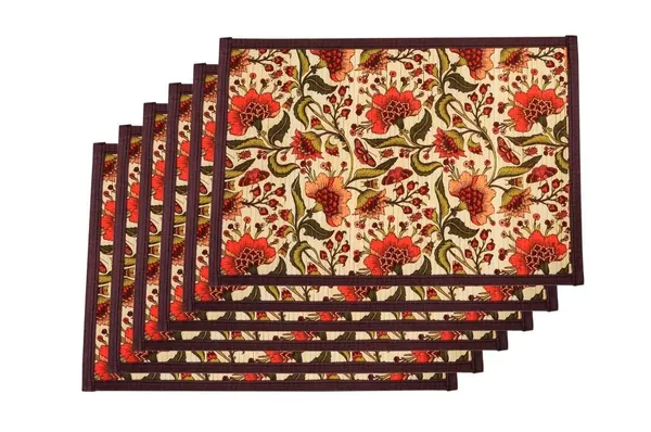 Bamboo_Placemats_and_Dining_Tablemats_Set_Indian_Floral_Print-_Patli_Tilli