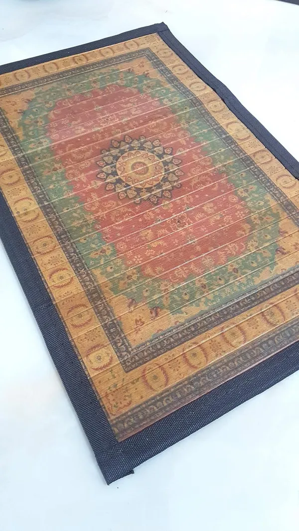 Bamboo_Placemats/Dining_Table_Mat_30x45cm_Red_Carpet_Design