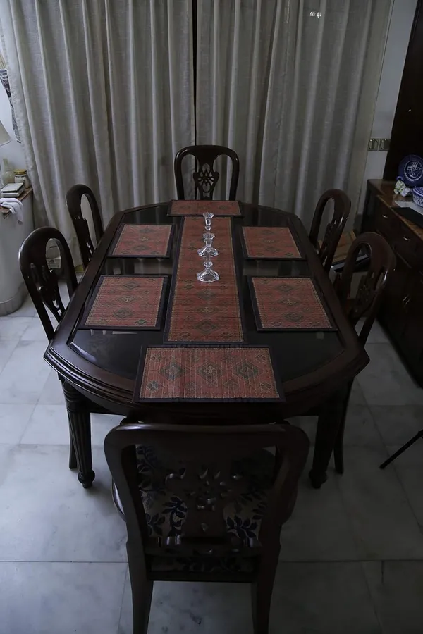 Bamboo_Dining_Table_Runner_For_6_Seater_-_30x135cm_Red_Tribal_Print