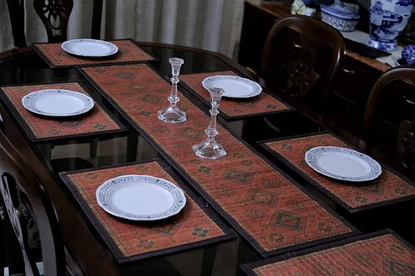 Bamboo_Dining_Table_Runner_For_6_Seater_-_30x135cm_Red_Tribal_Print