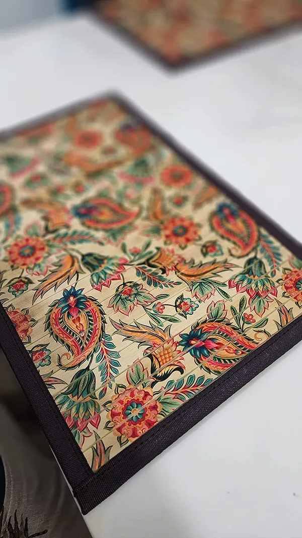Bamboo_Dining_Table_Runner_for_6_Seater_Paisley_Flower_Print_135X30Cm