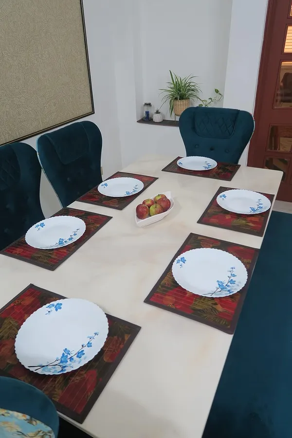 Bamboo_Dining_Table_Mats/Placemats_Christmas_Flower_Print-_30x45cm