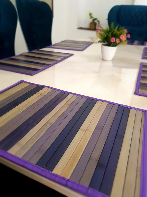 Bamboo_Placemats/_Tablemats_for_Dining_Tale-_30x45cm-_Pack_of_6_Purple_Stripes