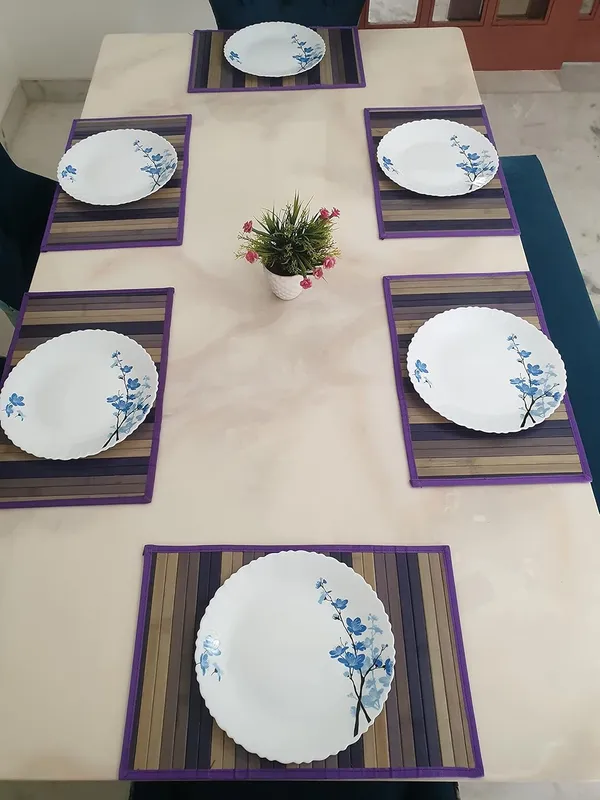 Bamboo_Placemats/_Tablemats_for_Dining_Tale-_30x45cm-_Pack_of_6_Purple_Stripes