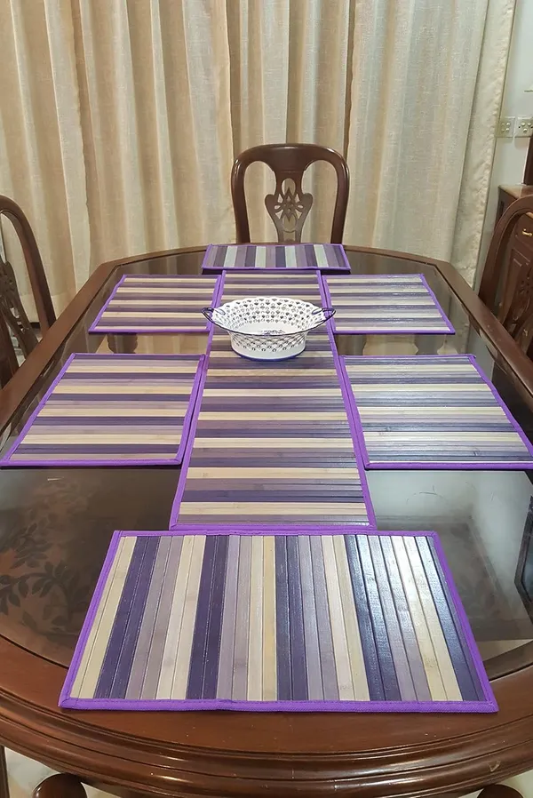 Bamboo_Placemats/_Tablemats_for_Dining_Tale-_30x45cm-_Pack_of_6_Purple_Stripes