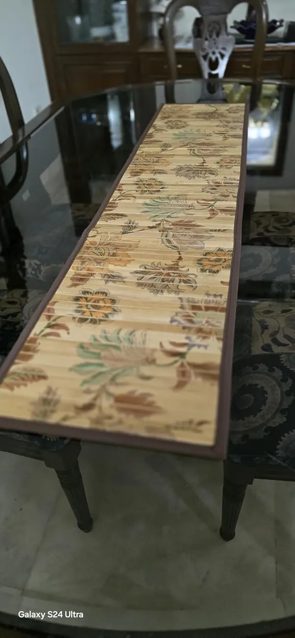 Bamboo_Dining_Table_Runner/_Printed_Anti_Skid_Runner_For_Dining_/_Center_Table_Suitable_For_4_Seater_&_6_Floral_Print