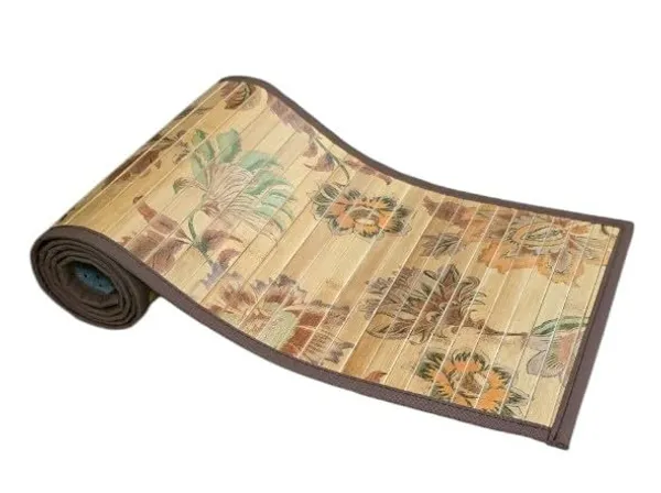 Bamboo_Dining_Table_Runner/_Printed_Anti_Skid_Runner_For_Dining_/_Center_Table_Suitable_For_4_Seater_&_6_Floral_Print