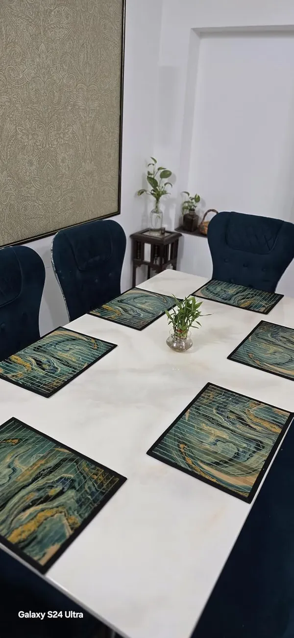 Bamboo_Dining_Placemats_With_Dining_Table_Runner_For_6_Seater-_Ocean_Print