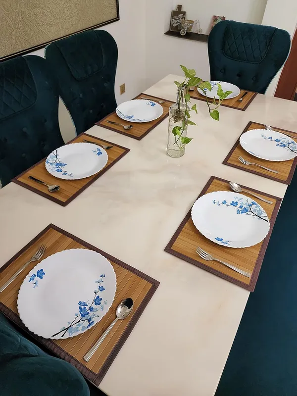 Natural_Brown_Bamboo_Placemats/Dining_Table_Mats_30x45cm