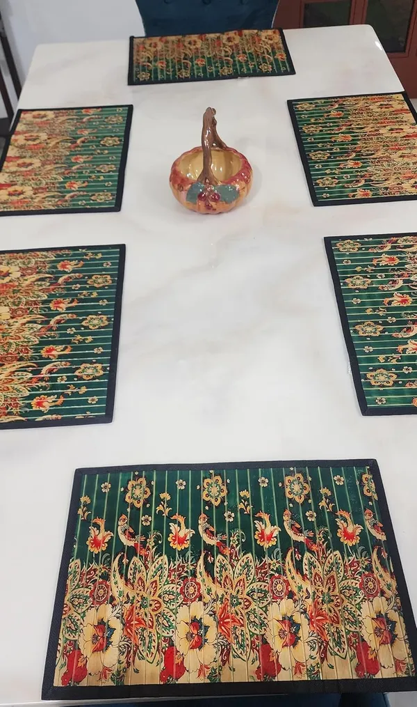 Multicolor_Bamboo_Tablemats/Bamboo_Placemats_For_Dining_Table-