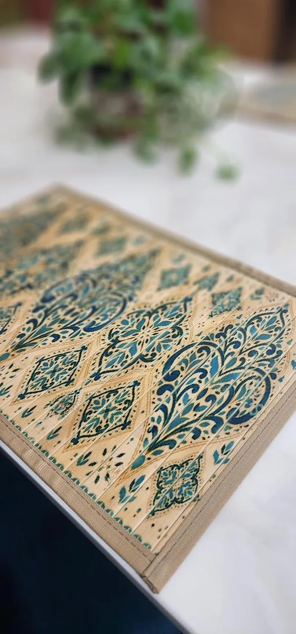 Bamboo_Placemats_and_Table_Runner_Set_for_Dining_Table_Turkish_Print