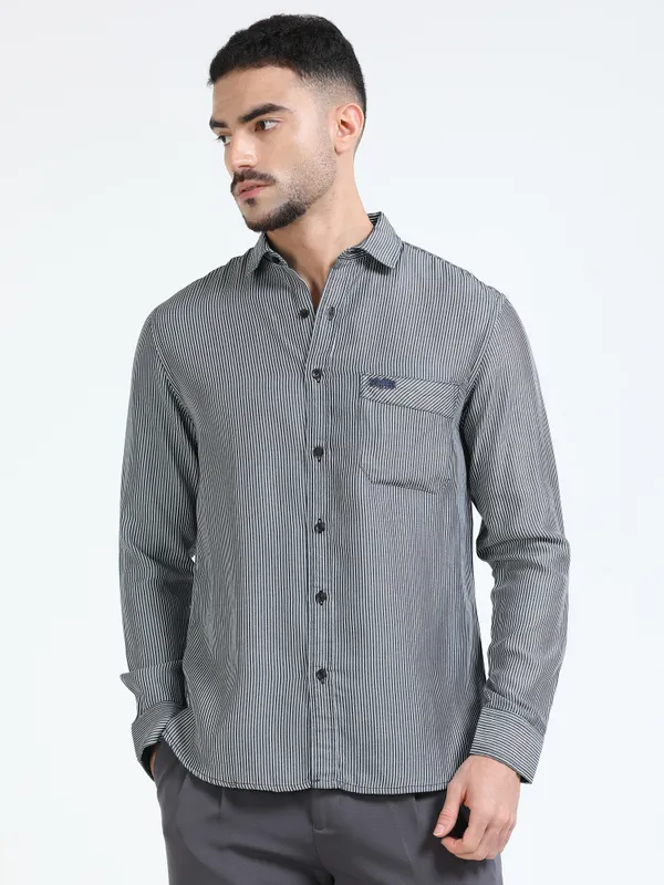 Grey_Cotton_Regular_Fit_Striped_Shirt_For_Men