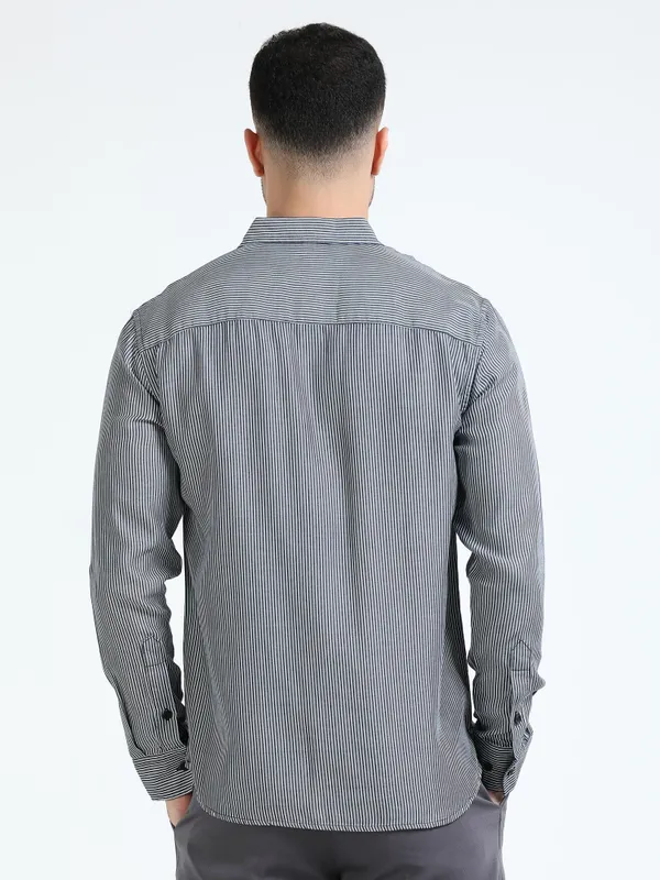 Grey_Cotton_Regular_Fit_Striped_Shirt_For_Men