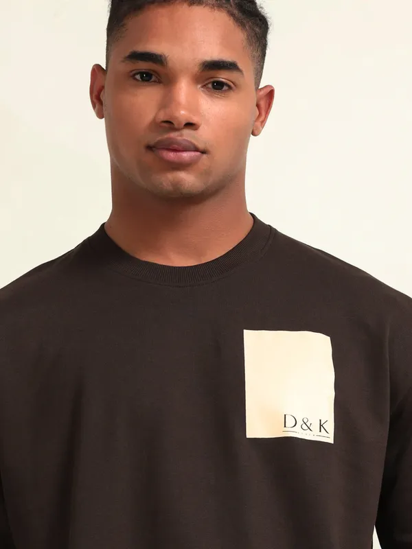 Brown_Cotton_Oversized_Printed_T-Shirt_For_Men