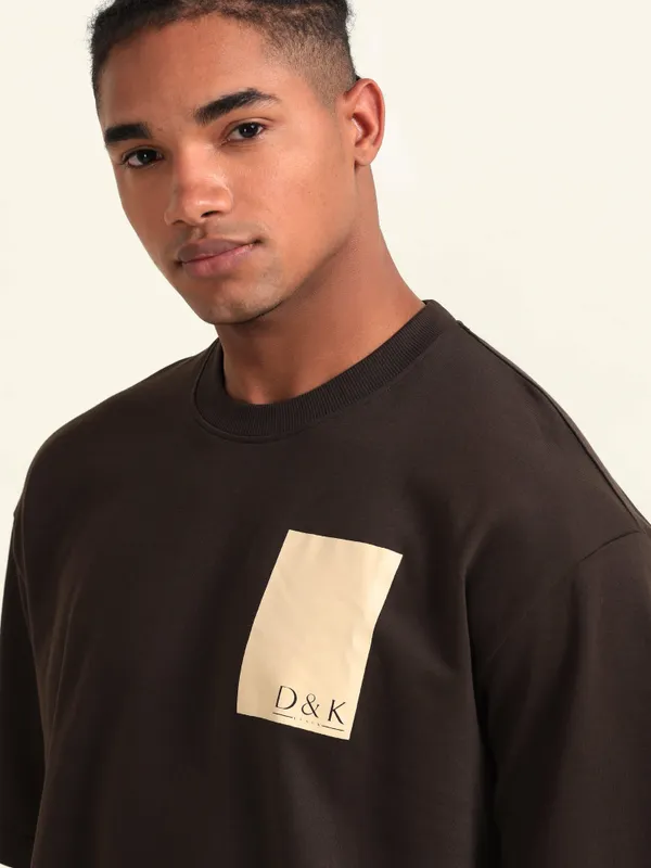 Brown_Cotton_Oversized_Printed_T-Shirt_For_Men