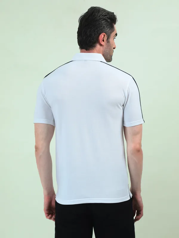 White_Polyester_Cotton_Embroidered_Polo_T-Shirt_For_Men