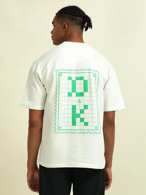 White_Terrycloth_Oversized_Graphic_T-Shirt_For_Men