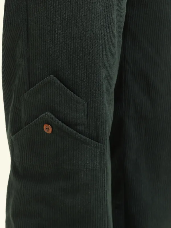 Olive_Green_Linen_Regular_Fit_Cargo_Pants_For_Men