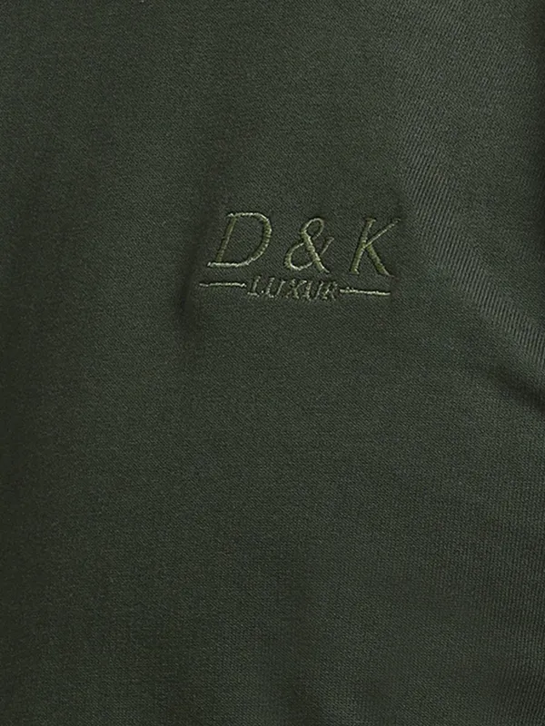 Green_Cotton_Oversized_Slogan_Print_T-Shirt_For_Men