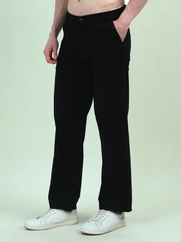 Black_Cotton_Regular_Fit_Pants_For_Men