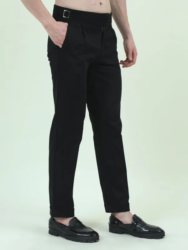 Black_Cotton_Straight_Fit_Gurkha_Pants_For_Men