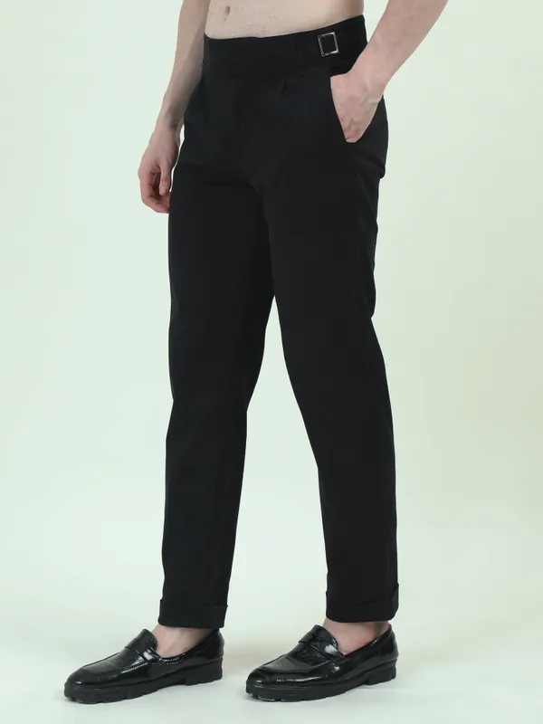 Black_Cotton_Straight_Fit_Gurkha_Pants_For_Men