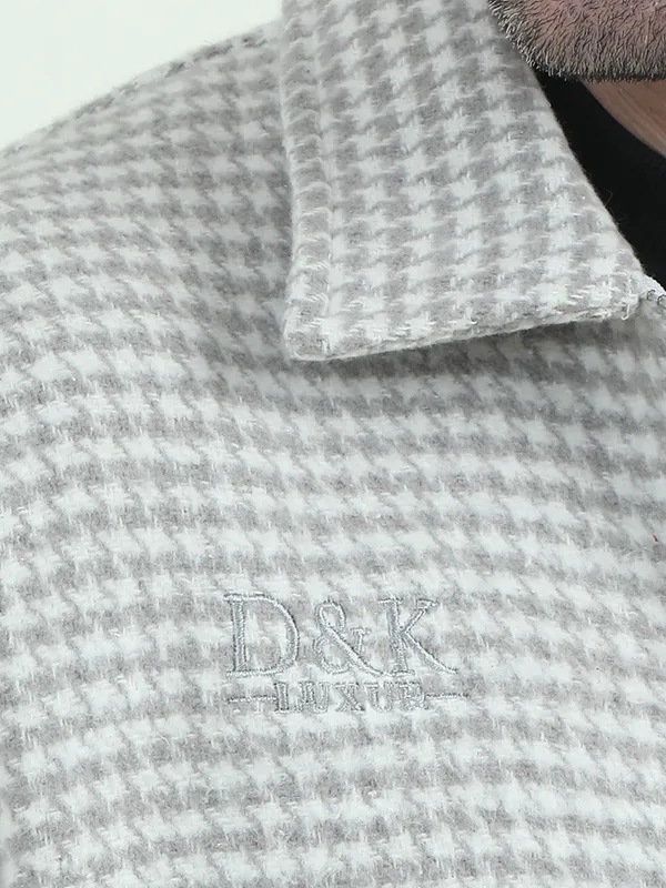Grey_Cotton_Houndstooth_Zip-Up_Jacket_For_Men