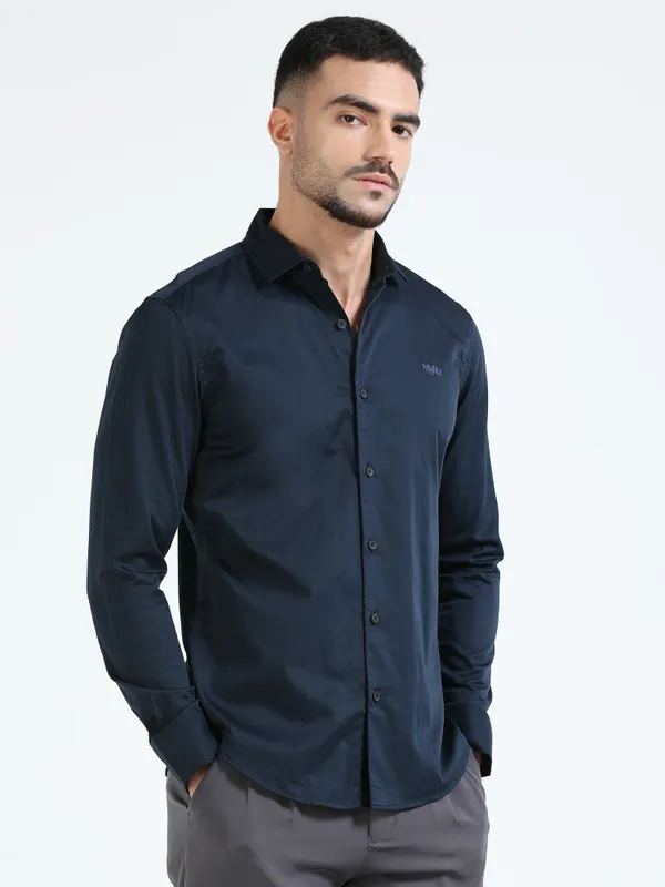 Navy_Cotton_Slim_Fit_Formal_Shirt_For_Men
