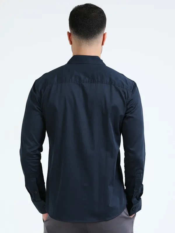 Navy_Cotton_Slim_Fit_Formal_Shirt_For_Men