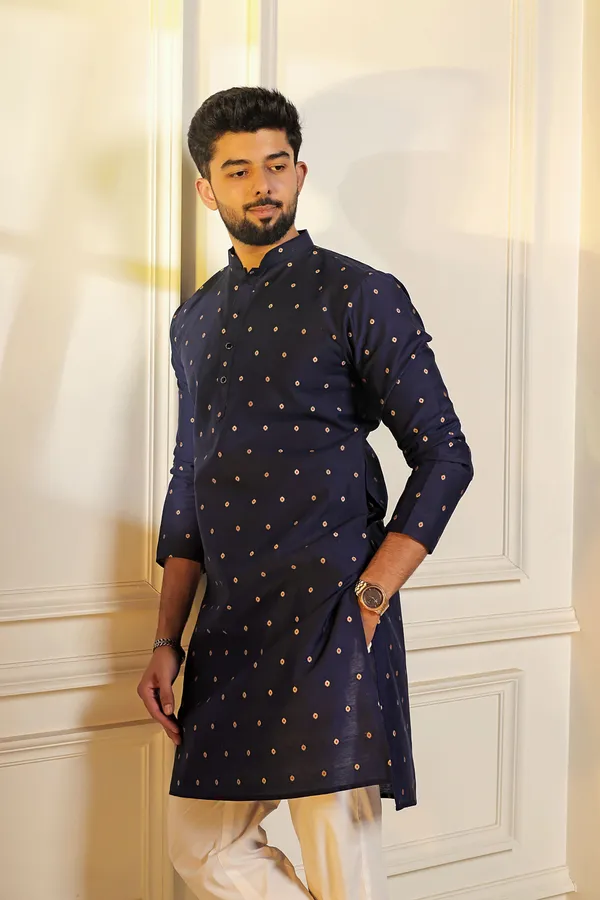 Navy_Cotton_Resham_Butti_Ethnic_Set