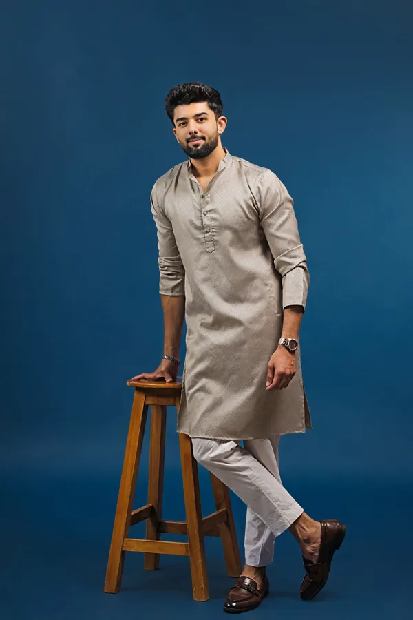 Grey_Cotton_Silk_Jacquard_Texture_Ethnic_Set
