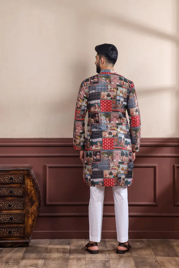Black_Cotton_Digital_Print_Kurta