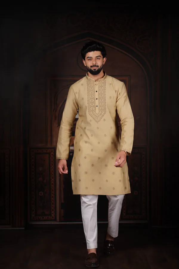 Biege_Cotton_Resham_Neck_Work_Ethnic_set