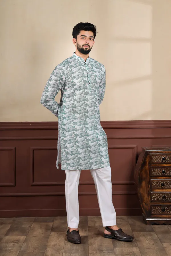 Light_Green_Linen_Digital_Print_Kurta