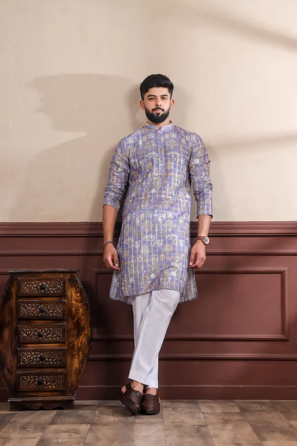 Lavender_Cotton_Digital_Print_Kurta