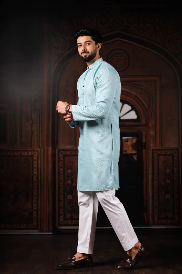 Sky_Blue_Rayon_Thread_Work_with_Sequin_Kurta