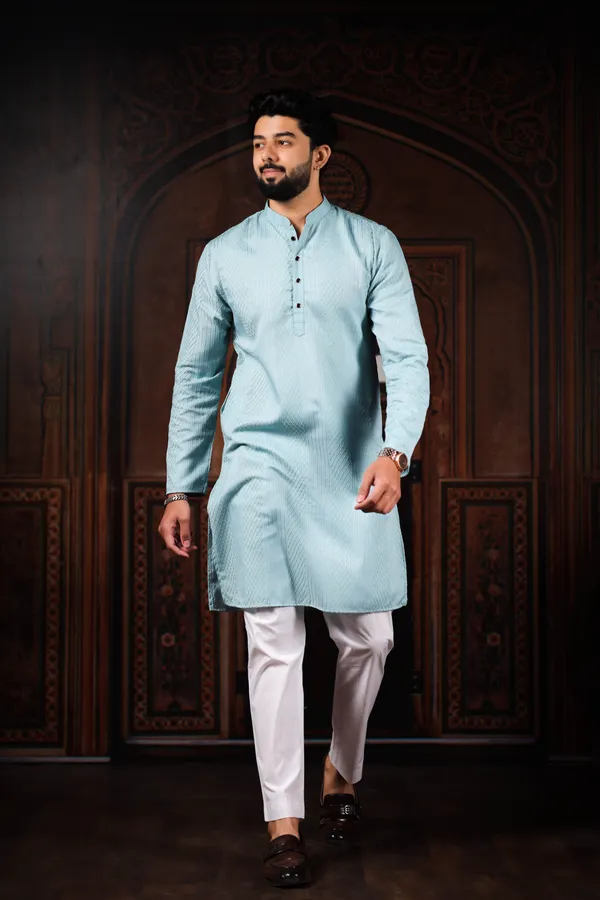 Sky_Blue_Rayon_Thread_Work_with_Sequin_Kurta