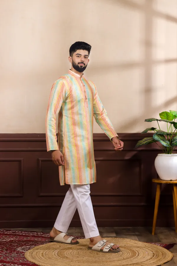 Multicolor_Silk_Sequin_Thread_With_Digital_Print_Kurta