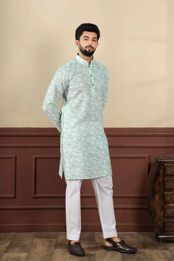 Light_Green_Linen_Digital_Print_Kurta