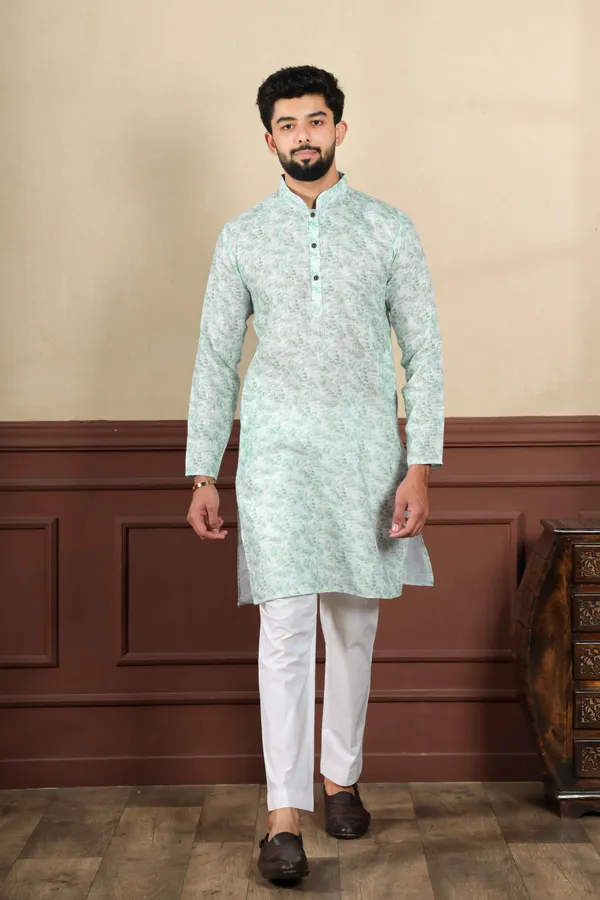 Light_Green_Linen_Digital_Print_Kurta