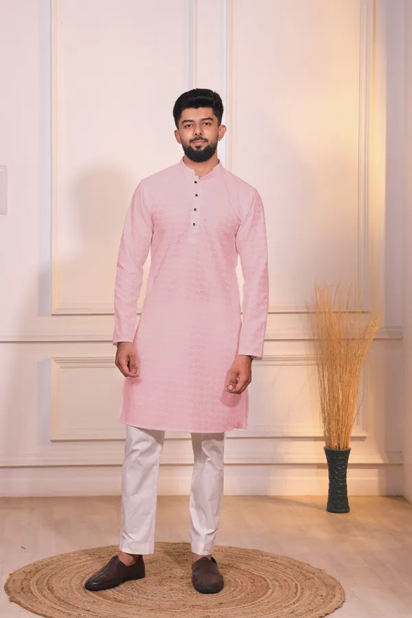 Pink_Rayon_Embroidered_with_sequins_Kurta