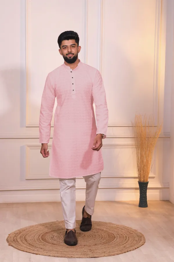 Pink_Rayon_Embroidered_with_sequins_Kurta
