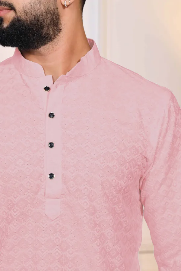 Pink_Rayon_Embroidered_with_sequins_Kurta